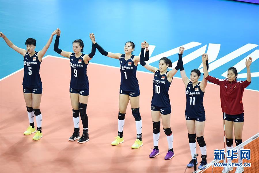 （体育）（7）排球——世界女排联赛宁波北仑站：中国胜塞尔维亚